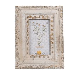 Clayre & Eef Vintage antikolt bzs dszes asztali fm kpkeret