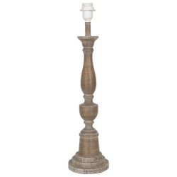 Clayre & Eef Country stlus asztali fa lmpatest (59cm)