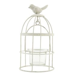 Clayre & Eef Shabby chic szrke madrkalitka alak fm mcsestart