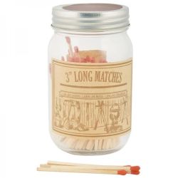 E. Design Vintage Long Matches feliratos vegben kerti gyufa szett