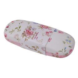 Isabelle Rose Shabby Chic English Garden fehr / rzsaszn alapon virgos szemvegtok