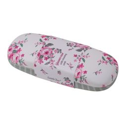 Isabelle Rose Shabby Chic Case Bella fehr / zld alapon virgos szemvegtok