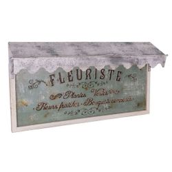 Antic Vintage antikolt virgzlet dekor fm tbla kis tetvel (69cmx35cm)