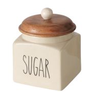  Boltze Rusztikus krm konyhai trol SUGAR felirattal akcfa tetvel