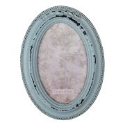  Clayre & Eef Shabby Chic antikolt pasztellkk ovlis asztali / fali fa kpkeret