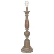  Clayre & Eef Country stlus asztali fa lmpatest (59cm)