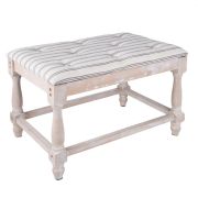  Clayre & Eef Shabby Chic fehrrel antikolt fa zsmoly / lke kk cskos vszon lssel