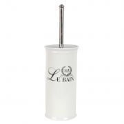  Clayre & Eef Le Bain felirat porceln toalett kefe tart szett