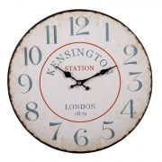  Clayre & Eef Vintage Kensington Station feliratos kk / piros falira