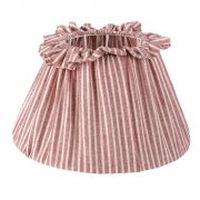  Clayre & Eef Vintage fak piros / fehr cskos fodros textil lmpaerny
