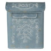  Clayre & Eef Vintage Post antikolt kk dombor virgcsokor mints fm postalda