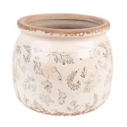  Clayre & Eef Vintage krm alapon sttzld apr virgmints kermia kasp / virgcserp (15x13cm)