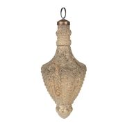  Clayre & Eef Vintage antikolt bzs / barna karcsonyi fggdsz vegbl (17cm)