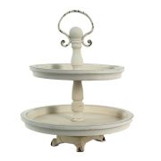 Clayre & Eef Shabby Chic antikolt krm emeletes fa / fm knl