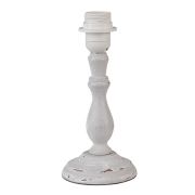  Clayre & Eef Shabby Chic antikolt vilgosszrke fa asztali lmpatest (24cm)