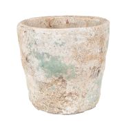  Clayre & Eef Vintage antikolt zld / bzs terrakotta kasp (S)