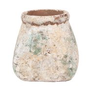  Clayre & Eef Vintage antikolt zld / bzs terrakotta kasp (M)