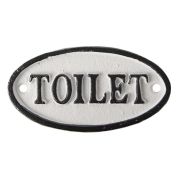  Clayre & Eef Vintage ovlis fm ajttbla TOILET felirattal