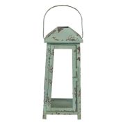  Clayre & Eef Vintage antikolt mentazld fm lanterna / gyertyatart