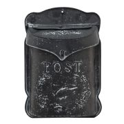  Clayre & Eef Vintage fehrrel antikolt fekete fm dombor fecske mints postalda