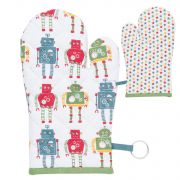  Clayre & Eef Vintage Bleep Beep sznes robot mints steppelt textil ednyfog keszty