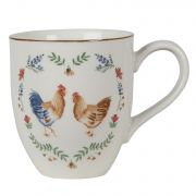  Clayre & Eef Chicken & Rooster farm llatos / virgos kermia bgre (3dl)