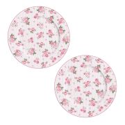  Isabelle Rose Shabby Chic Lucy Rose apr rzss / cskos 2 db-os porceln desszertes tnyr szett