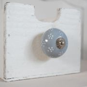  Isabelle Rose Shabby Chic szrke alapon fehr virgos kermia btorfoganty