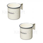  Kitchen Craft Living Nostalgia Vintage krm szn fm 2 db-os eszpresszs kis cssze szett