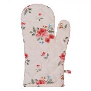  Clayre & Eef Little Rose vajszn alapon rzss / virgos  steppelt pamut ednyfog keszty