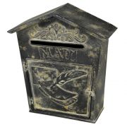 Vintage Mail antikolt fekete dombor mints fm postalda