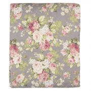  Clayre & Eef Shabby Chic szrke alapon rzss steppelt gytakar (240x260cm)