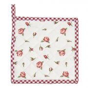 Shabby Chic Romantic Roses rzss / piros kocks steppelt pamut ednyaltt