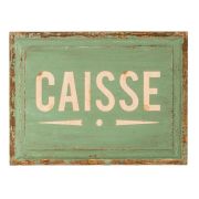  Antic Vintage Caisse antikolt zld fa tbla