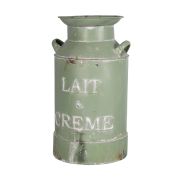 Antic Vintage Lait and Creme antikolt zld dekor tejeskanna