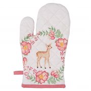  Clayre & Eef Shabby Chic Sweet Deer virgos / ziks steppelt textil ednyfog keszty