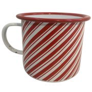  A.C. Home Vintage Candy Cane fehr/piros cskos zomncozott ris 7dl-es fm bgre