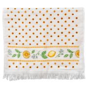  Clayre & Eef Lemons & Leafs srga pttys szln citrom mints pamut kztrl / konyharuha