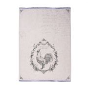  Clayre & Eef Country Devine French Rooster kk/bzs kakasos pamut nagy konyharuha