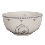  Clayre & Eef Country Devine French Rooster krm alapon kk / szrke kakasos porceln tnyr