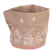  Clayre & Eef Gingerbread House mzeskalcs hziks karcsonyi pamut kenyrkosr